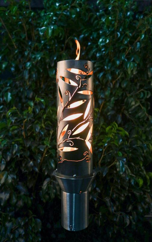 The Outdoor Plus Stainless Steel Havana Fire Torch.
