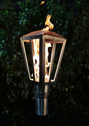 The Outdoor Plus Stainless Steel Lantern Fire Torch.