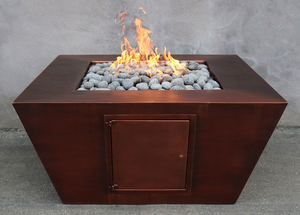 The Outdoor Plus Redan Copper Fire Pit.