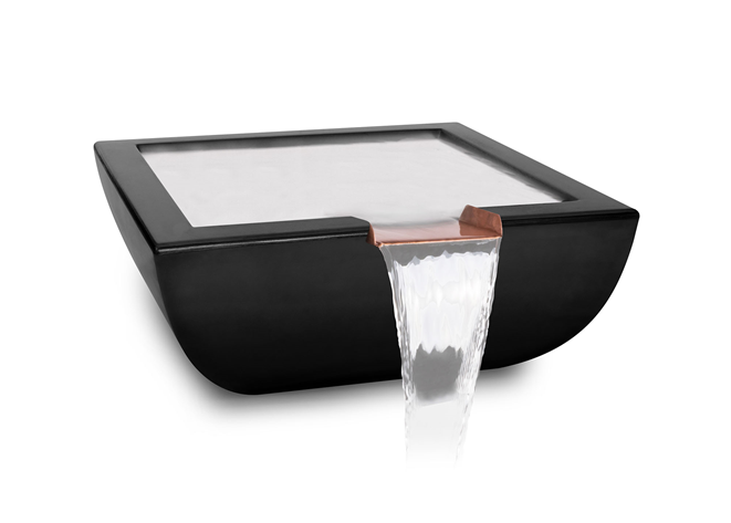 The Outdoor Plus Avalon Concrete Water Bowl.