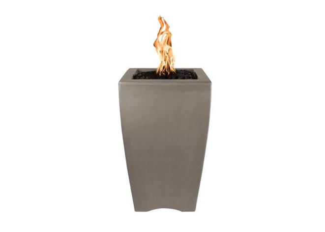 The Outdoor Plus Baston Concrete Fire Pillar.