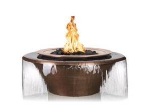 The Outdoor Plus Cazo 360° Copper Fire & Water Bowl.