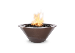 The Outdoor Plus Cazo Powdercoated Steel Fire Bowl.