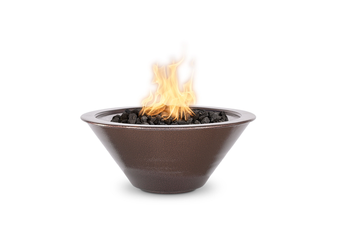 The Outdoor Plus Cazo Powdercoated Steel Fire Bowl.