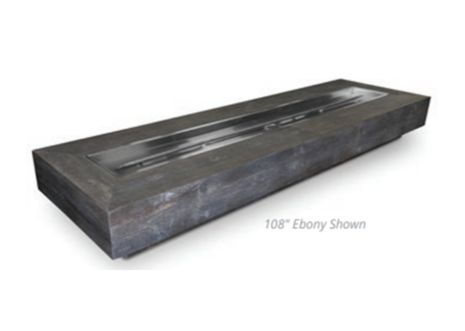 The Outdoor Plus Coronado Wood Grain Fire Pit.