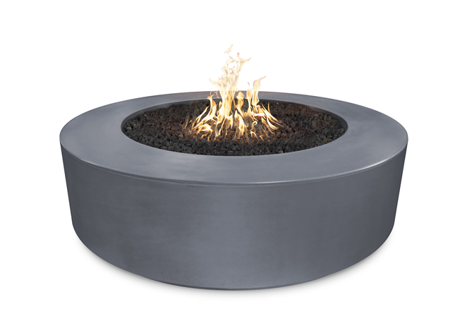 The Outdoor Plus Florence Concrete Fire Pit 72".