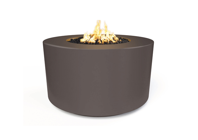 The Outdoor Plus Florence Concrete 42" Fire Table / 24" Tall.