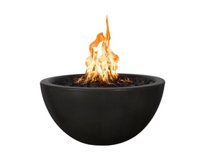 The Outdoor Plus Luna Concrete Fire Pit.