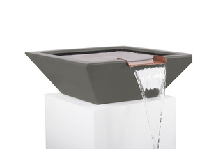 The Outdoor Plus Maya Concrete Water Bowl.