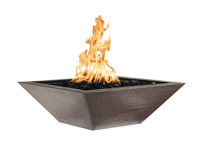 The Outdoor Plus Maya Copper Fire Bowl.
