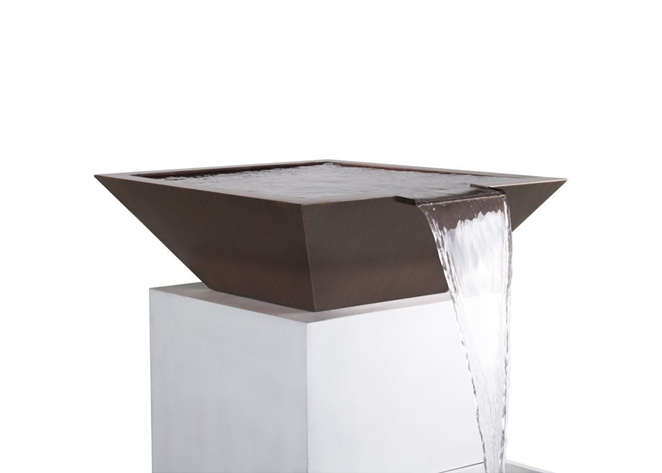 The Outdoor Plus Maya Copper Water Bowl.