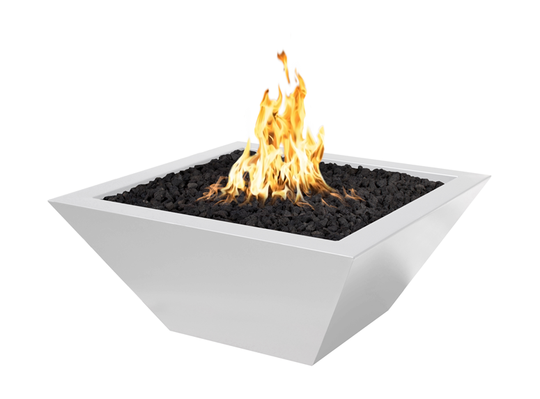 The Outdoor Plus Maya Powder Coated Fire Pit.