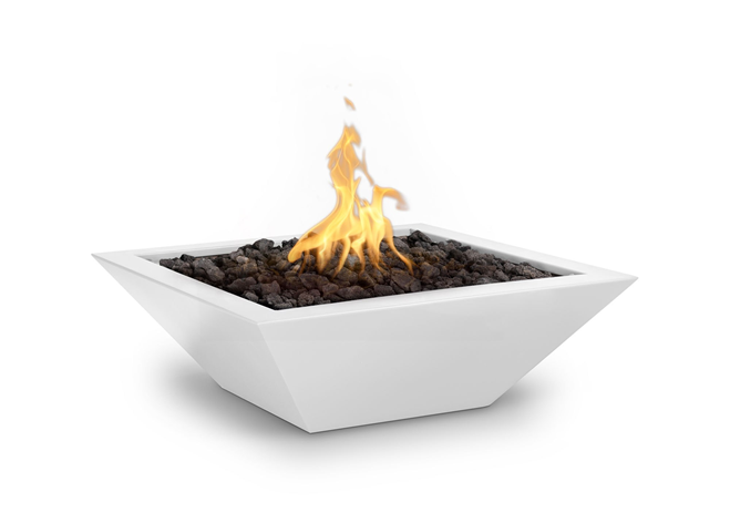 The Outdoor Plus Maya Powdercoated Steel Fire Bowl.