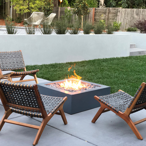 The Outdoor Plus Quad Concrete Fire Pit.