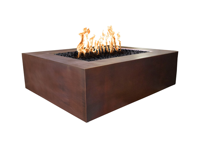 The Outdoor Plus Quad Copper Fire Pit.