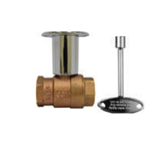 The Outdoor Plus On/Off Straight Key Valve 3/4".