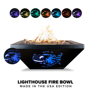 The Outdoor Plus Lighthouse Collection Fire Bowl.