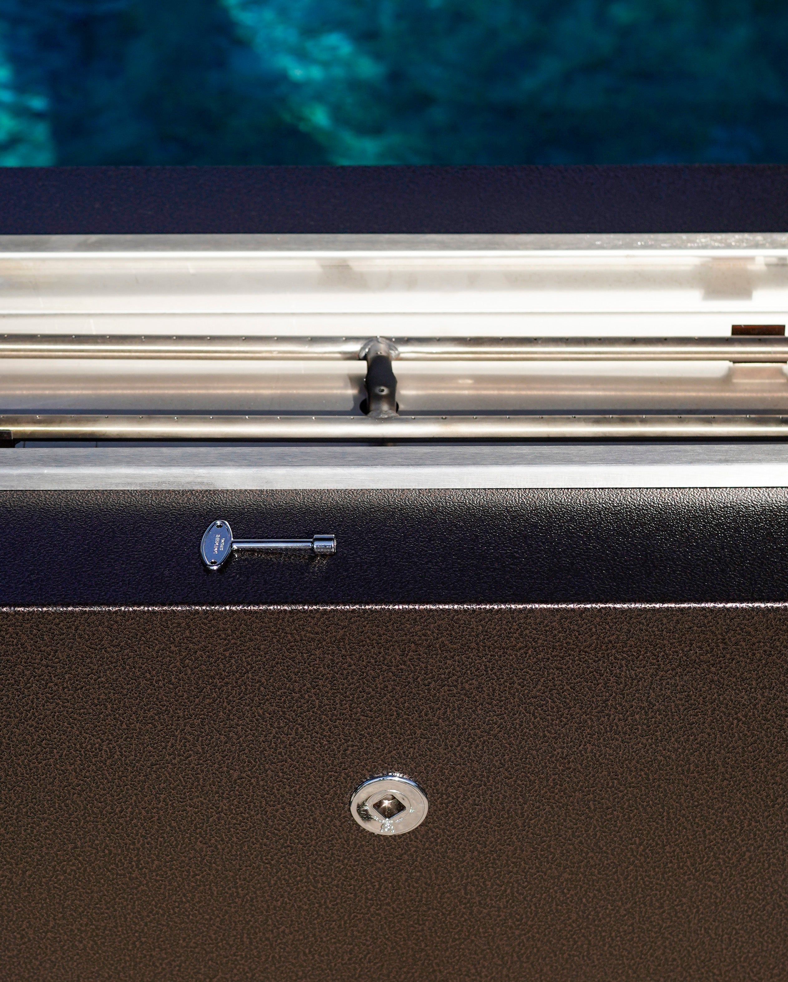 The Outdoor Plus Williams Outdoor Fireplace - Powder Coated Metal.