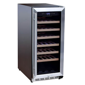 TrueFlame 15 Inch Outdoor Single Zone Wine Cooler.
