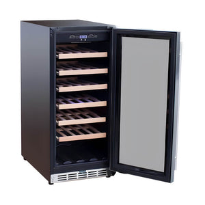 TrueFlame 15 Inch Outdoor Single Zone Wine Cooler.