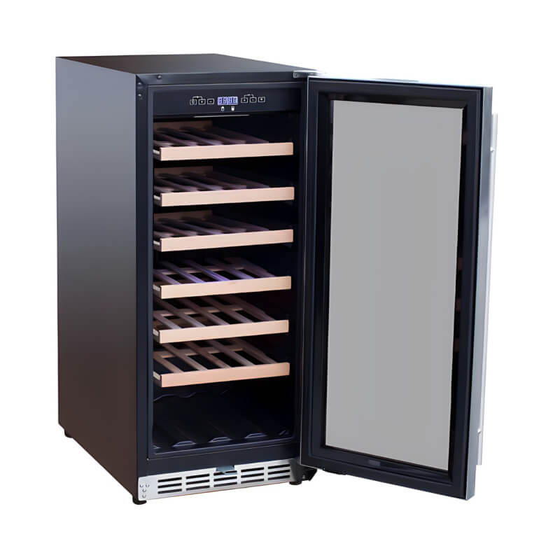 TrueFlame 15 Inch Outdoor Single Zone Wine Cooler.