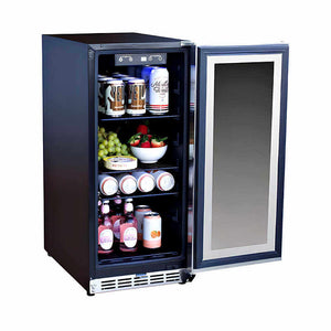 TrueFlame 15 Inch 3.2 Cu. Ft. Outdoor Refrigerator.