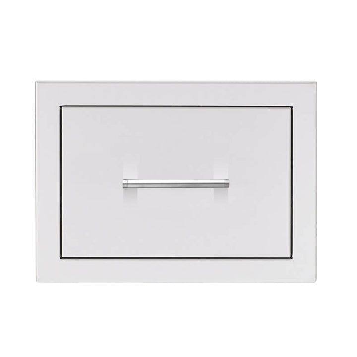 TrueFlame 17-Inch Stainless Steel Flush Mount Single Drawer - TF-DR1-17.