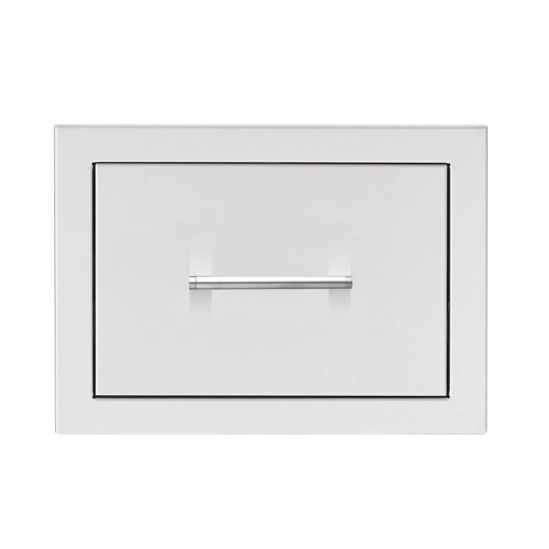 TrueFlame 17-Inch Stainless Steel Flush Mount Single Drawer - TF-DR1-17.
