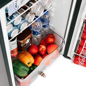 TrueFlame 22-Inch 4.1 Cu. Ft. Deluxe Compact Refrigerator.