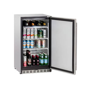 TrueFlame 24 Inch 5.3 Cu. Ft. Deluxe Outdoor Refrigerator.