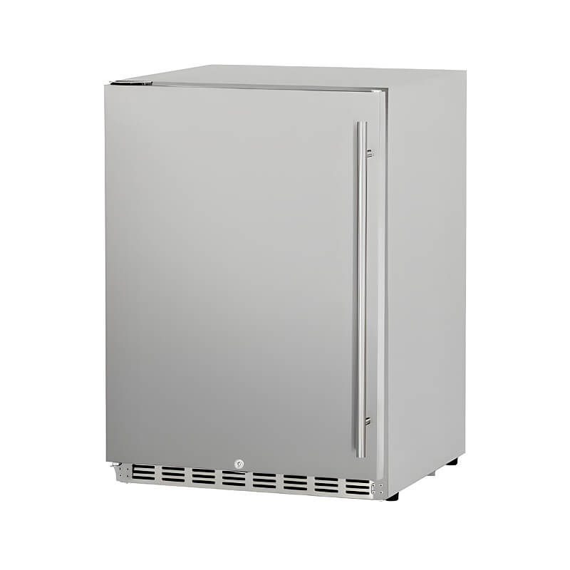 TrueFlame 24 Inch 5.3 Cu. Ft. Deluxe Outdoor Refrigerator.
