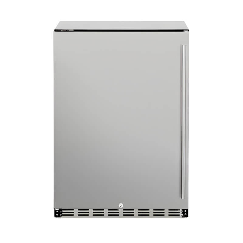 TrueFlame 24 Inch 5.3 Cu. Ft. Deluxe Outdoor Refrigerator.