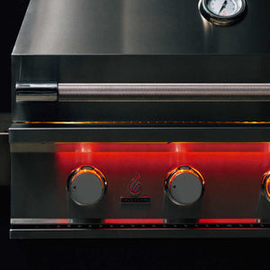 TrueFlame 25 Inch 3 Burner Built-In Gas Grill.