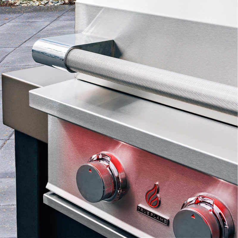 TrueFlame 25 Inch 3 Burner Freestanding Gas Grill.