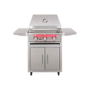 TrueFlame 25 Inch 3 Burner Freestanding Gas Grill.