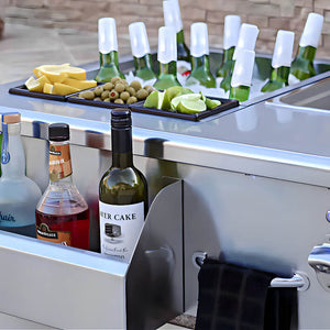 TrueFlame 30 Inch Built-In Beverage and Prep Station - TF-BC-30L.