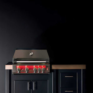 TrueFlame 32 Inch 4 Burner Built-In Gas Grill.