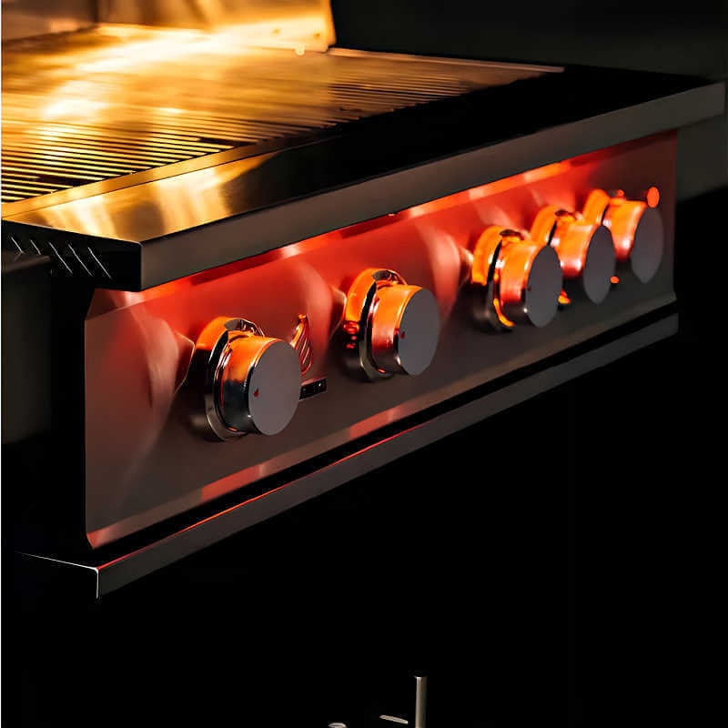 TrueFlame 32 Inch 4 Burner Built-In Gas Grill.