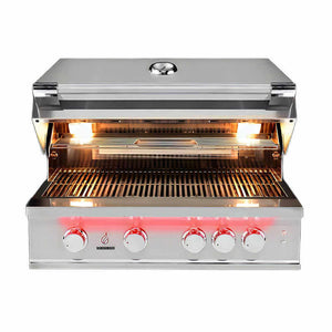 TrueFlame 32 Inch 4 Burner Built-In Gas Grill.