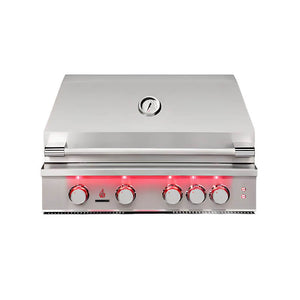 TrueFlame 32 Inch 4 Burner Built-In Gas Grill.
