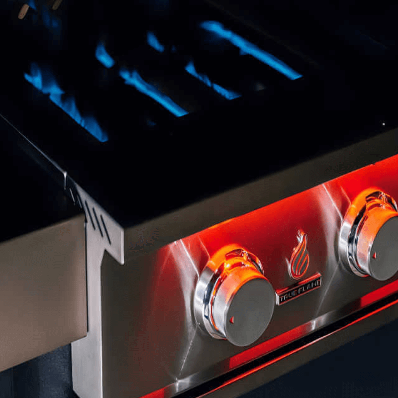 TrueFlame 32 Inch 4 Burner Freestanding Gas Grill.