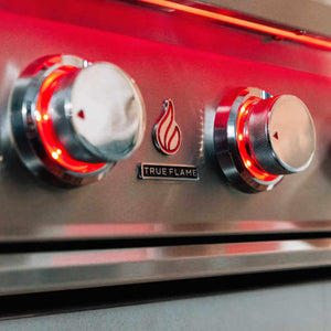 TrueFlame 32 Inch 4 Burner Built-In Gas Grill.