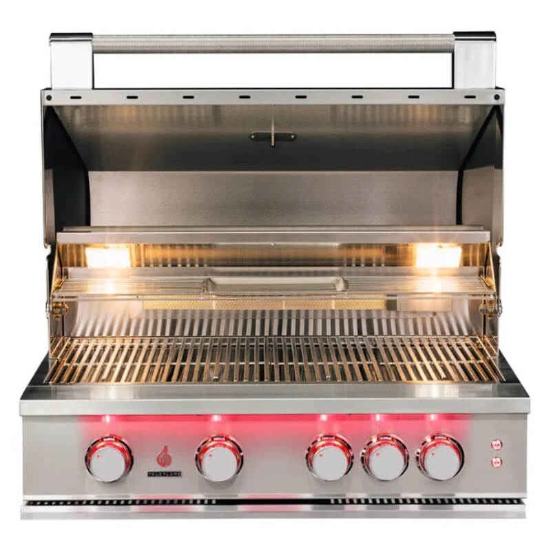 TrueFlame 32 Inch 4 Burner Built-In Gas Grill.