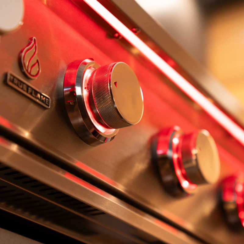 TrueFlame 32 Inch 4 Burner Built-In Gas Grill.