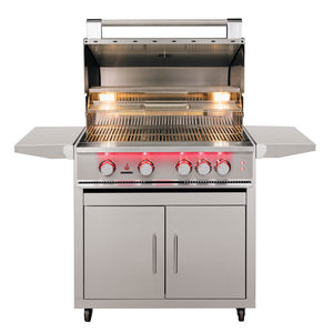 TrueFlame 32 Inch 4 Burner Freestanding Gas Grill.