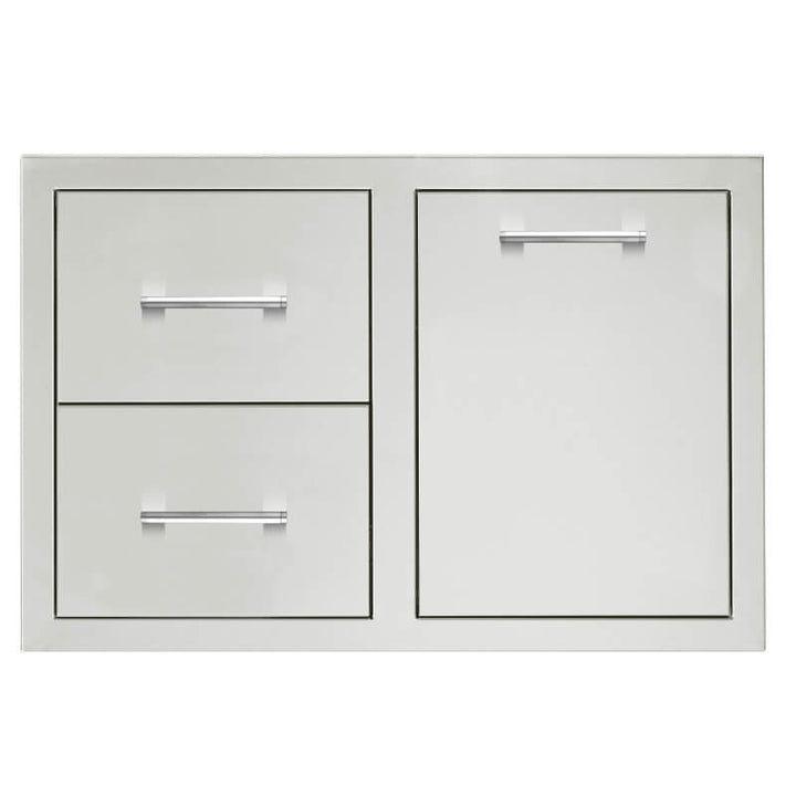 TrueFlame 33-Inch 2 Drawer and Propane Tank Pullout Drawer Combo - TF-DC2-33LP.