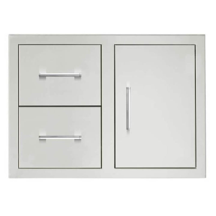 TrueFlame 33-Inch Masonry 2-Drawer & Access Door Combo - TF-DC2-33M.