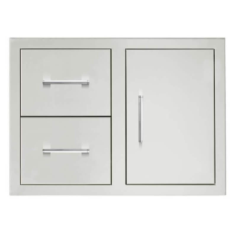 TrueFlame 33-Inch Masonry 2-Drawer & Access Door Combo - TF-DC2-33M.