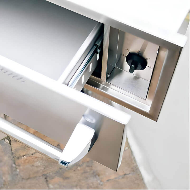 TrueFlame 36-Inch Built-In 120V Electric Outdoor Warming Drawer - TF-WD-36.