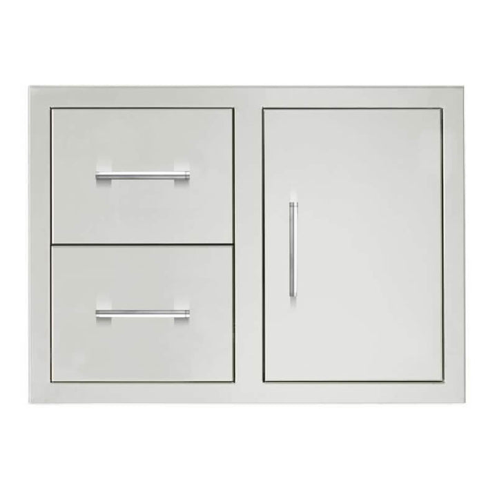 TrueFlame 36 Inch Flush Mount 2 Drawer & Access Door Combo - TF-DC2-36.